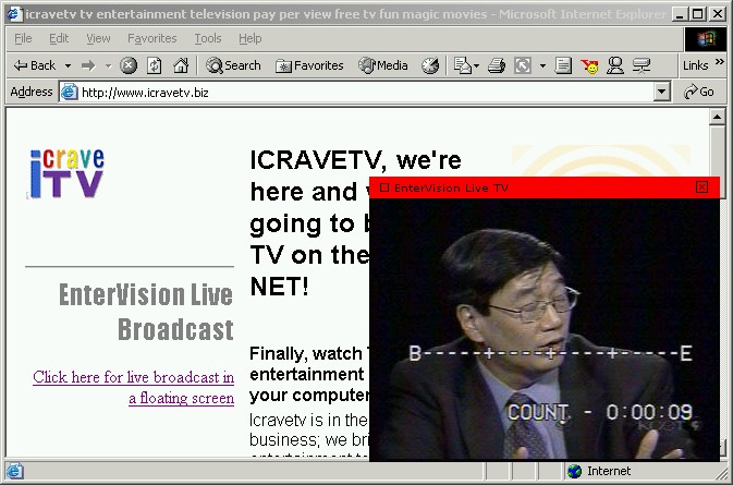 iCraveTV Retransmits KCET - July 23, 2002