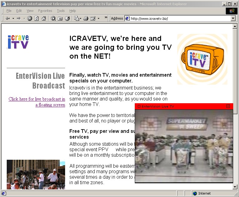 iCravetv Retransmits PAX - July 3, 2002
