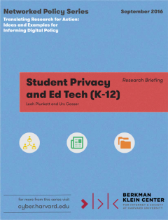Student Privacy and Ed Tech (K-12) Research Briefing 