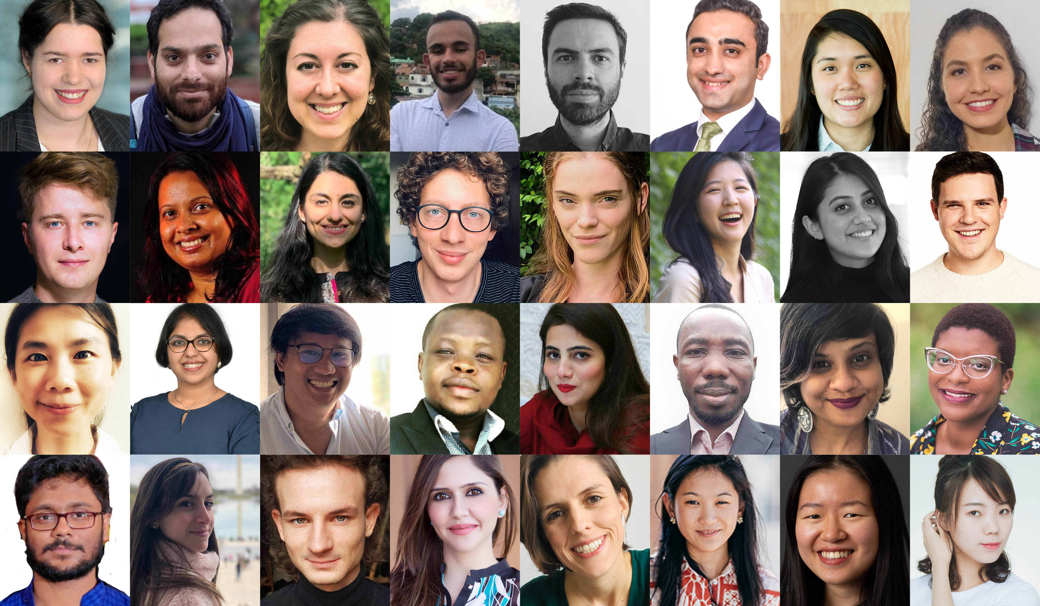 A collage of portraits of the Research Spring Participants