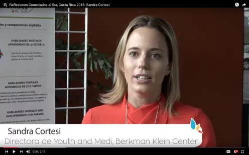 Reflexiones Conectados al Sur, Costa Rica 2018: Sandra Cortesi
