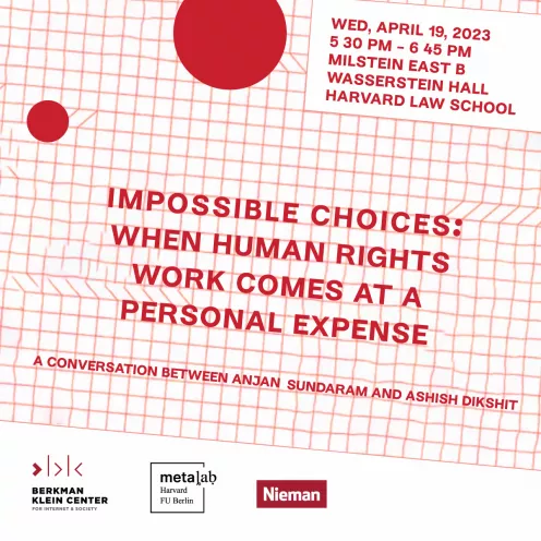 Impossible Choices: When Human Rights Work Comes at a Personal Expense