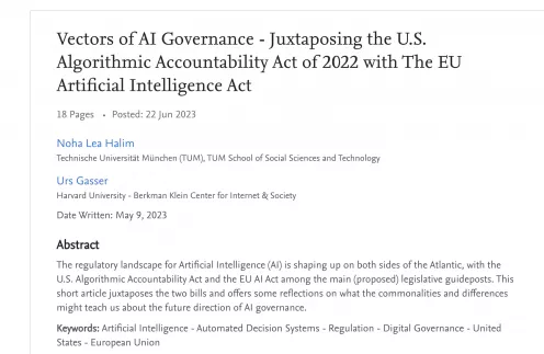 Vectors of AI Governance