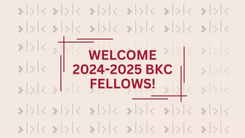 Berkman Klein Center Announces Incoming 2024-2025 Fellows