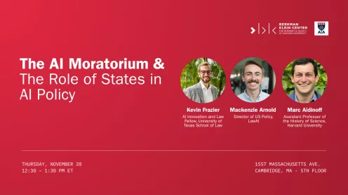 POSTPONED: The AI Moratorium & The Role of States in AI Policy