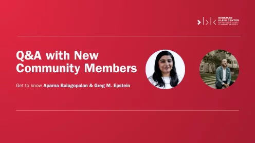Aparna Balagopalan & Greg M. Epstein Q&A: