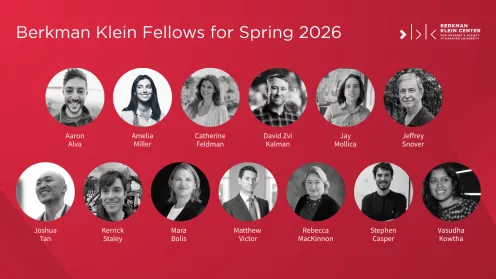 BKC Announces New Fellows for Spring 2026