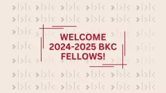 Berkman Klein Center Announces Incoming 2024-2025 Fellows