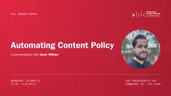 Automating Content Policy