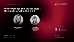 Who Watches the Warfighters? Oversight of AI in the DOD