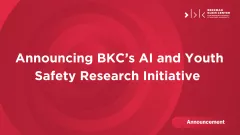 Announcing New Research Initiative Focused on AI and Youth Safety