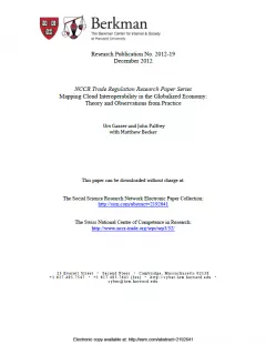 Mapping Cloud Interoperability in the Globalized Economy: Theory and Observation from Practice