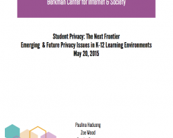 Student Privacy: The Next Frontier