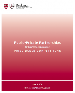 Public-Private Partnerships for Organizing and Executing Prize-Based Competitions