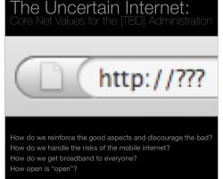 The Uncertain Internet: Core Net Values for the [TBD] Administration